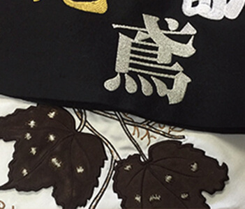 ジャガード(通常)刺繍